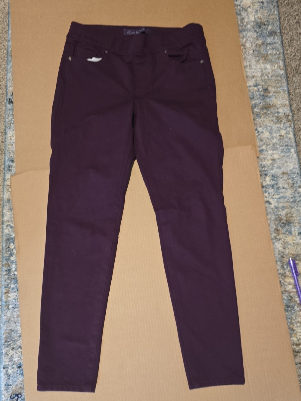 Gloria Vanderbilt Skinny Jeans in Plum #87